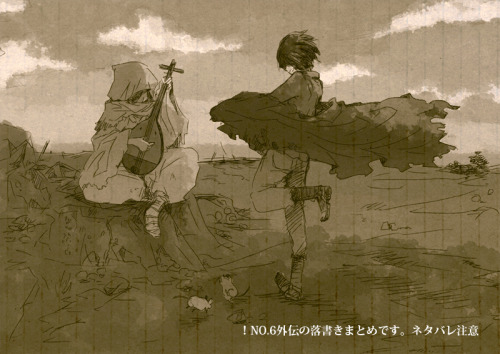 elanra:  Young-Nezumi meeting that man in the whites that first tells him he is a 'Wanderer'. by 月村  
