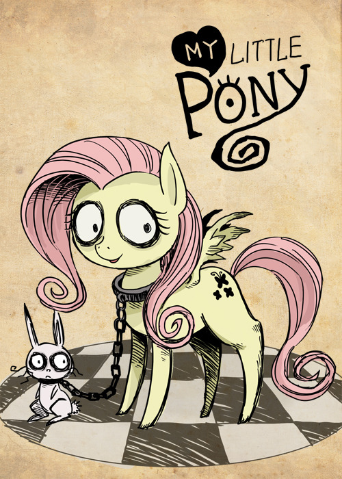 Porn Tim burton style MLP. photos