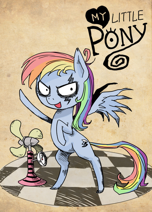 Tim burton style MLP. porn pictures