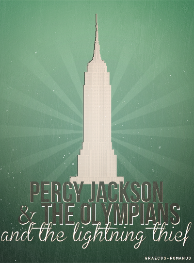 graecus-romanus:  Minimalist Posters of Percy Jackson and the Olympians books. 