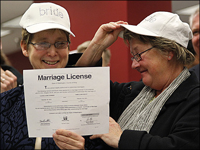 tenderstatue:knowhomo:LGBTQ* Photos You May Have MissedWashington State’s Newest Married CouplesAs o