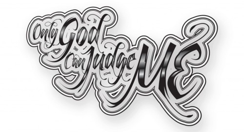 tattooblr:  New Tattoo on http://www.tattooblr.com/only-god-can-judge-me-tattoo.html