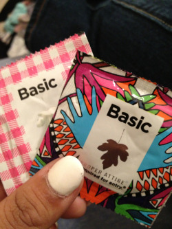 ec0phobia:  Basic condoms for basic bitches?
