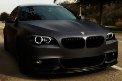 johnny-escobar:  Matte Grey BMW F10 5-Series 