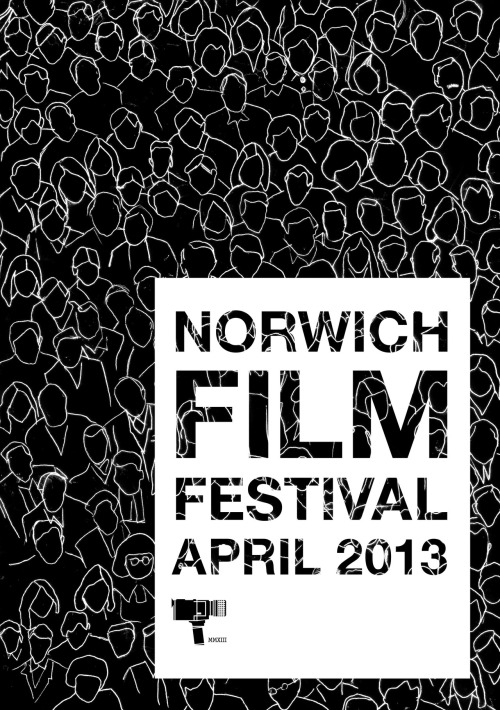 One of two alternative posters for Norwich Film Festival 2013