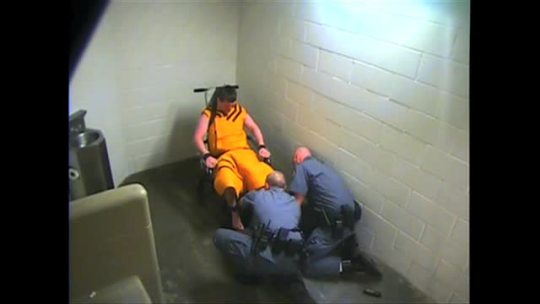 bearsandprisons:  Inmate Punishment Chair Restraint
