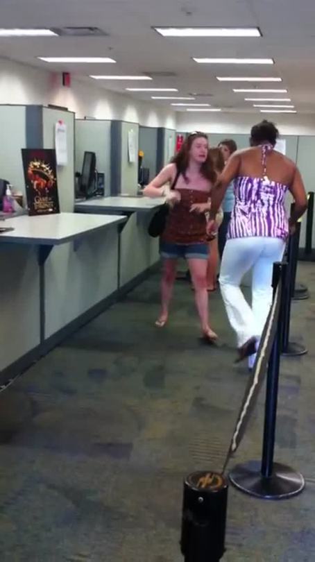 modernday-siren:  satisfyymyysoul:  ablacknation:  deehenn:  girlfights:  “Don’t you dare touch me!” Yes white lady, those words are totally gonna prevent you from getting hit the face. lmfao    White people gone learn .   I love this video