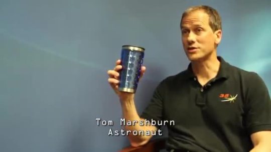 ianxfalcon:  homiesexual42:  the-fandoms-are-cool:  the-fandoms-are-cool:  leradny:  videohall:  Astronaut readjusts to life back on Earth  > Don’t give him a baby for a while.   HE GRABS THE CUP BUT THEN HE DROPS THE PEN 0.0003 SECONDS LATER AND