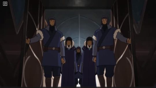 benditlikekorra:   Legend of Korra: “The Hunt for Varrick” Eska shows Bolin who’s