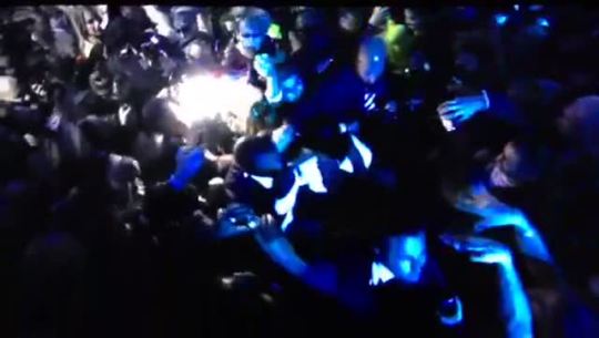 dooonutella:  kipicon:  Lady Gaga almost torn to pieces by fans at the ArtRAVE! 