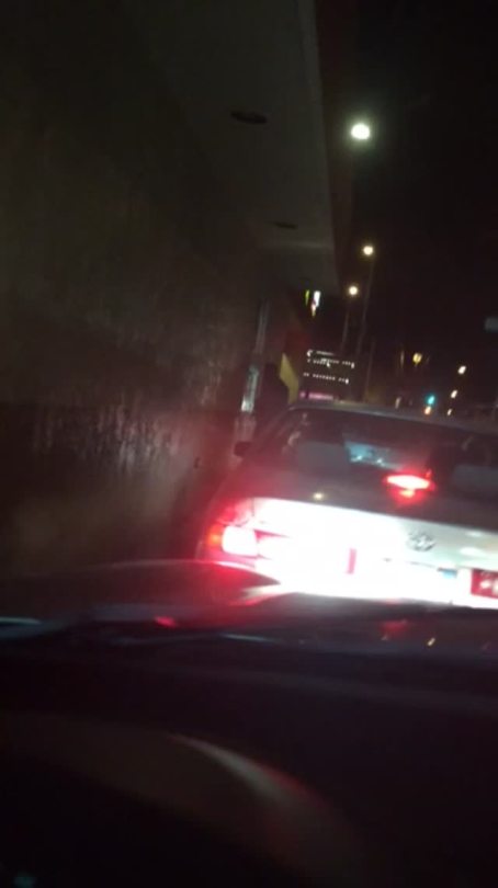 Guy getting crazy in drive thru