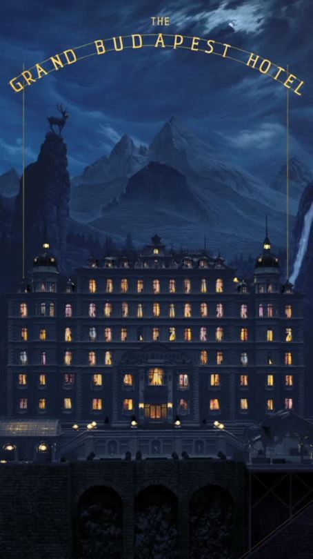  Grand Budapest Hotel Animated Poster 