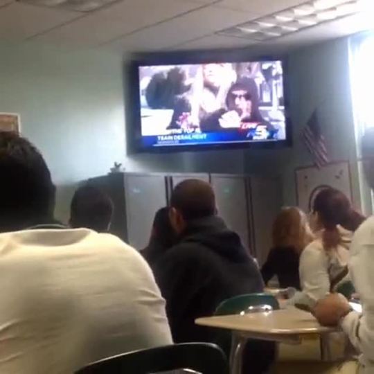 vinegod:  School T.V. Got Hacked! #NewsReport by Rene Corvo 