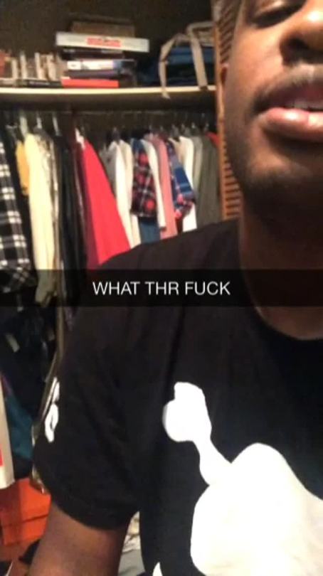 Snapchat : Kirbth This nigga nosuckashit a fool bruh lmao