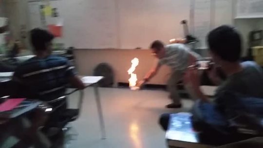 velvetyhugs:  teampokepals76:  gservator:  radglawr:  bishopmyles: Nope. when your teacher is trying to teach you how to cast fireball   +3 to Intellect   If anybody’s wondering what’s happening here, this clip made it onto Outrageous Acts of Science,