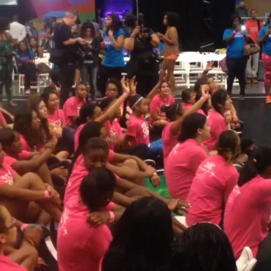 jasminev-news:  June 29th:Another video of Jasmine at Pretty Girls Sweat expecience