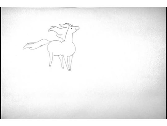 pencil test of James Baxter from the episode James Baxter the Horse animation -