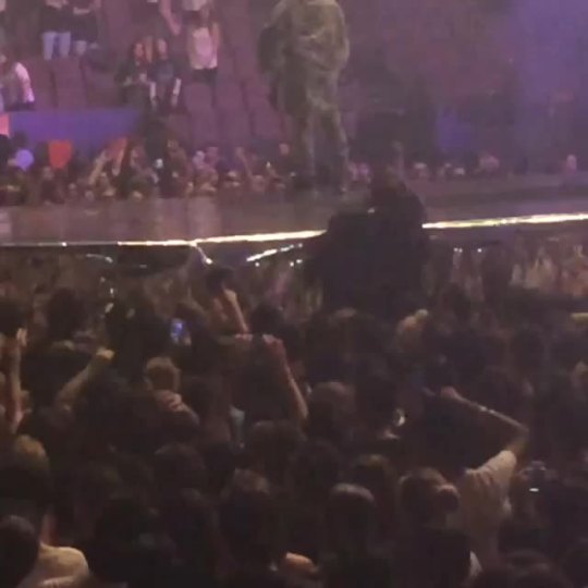 welovekanyewest:  Footage from the Kanye West Wheelchair controversy that the media is going around saying that he is forcing cripples to stand in his shows…. As you can see here it is complete bullshit…and the media is trying to control you just