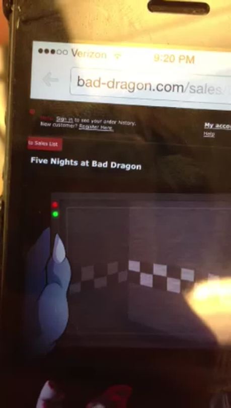 augustotter:chaoticlyshy:monstgrrvoices:YIFF IN HELL Bad Dragon has a Five Nights