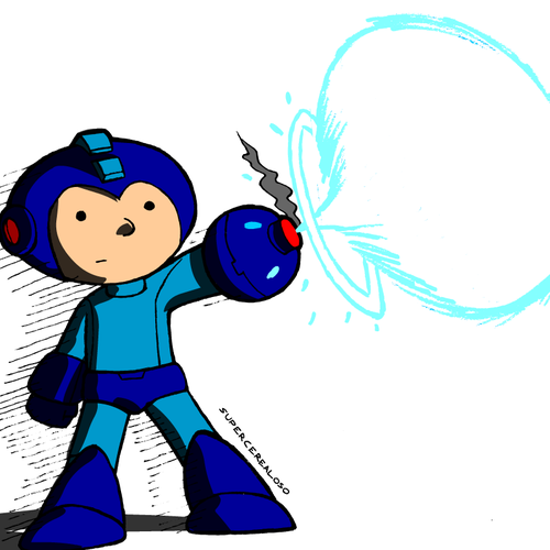 Mega Man by supercerealoso