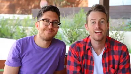 jakeandamir:  New Tumblr Vid Player!  Im the guy with the red shirt and my best friend is the guy with glasses