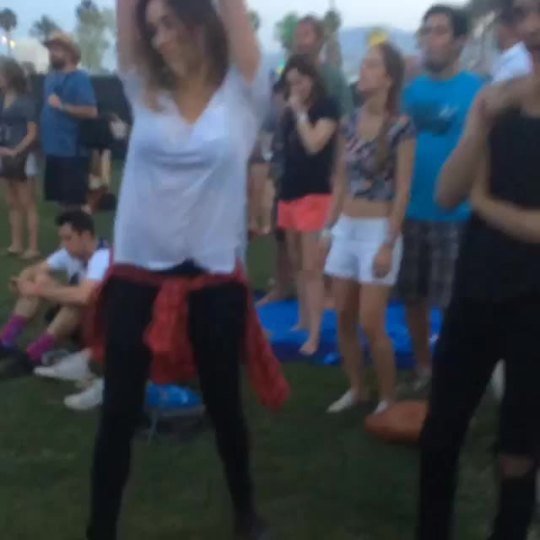 rufiohealy:  Arielle Vandenberg &amp; Matty Healy @ Coachella 2014 the blog that