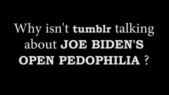 meidote:  pointlesssugg:  psychophernelia:  spikes-and-stripes:  brokebut-wealthy:  whyeven131415:  zachlilley:  Joe Biden’s open pedophilia. He demonstrates beyond disgusting behavior and demeanor…what does tumblr think?  Tumblr thinks this should