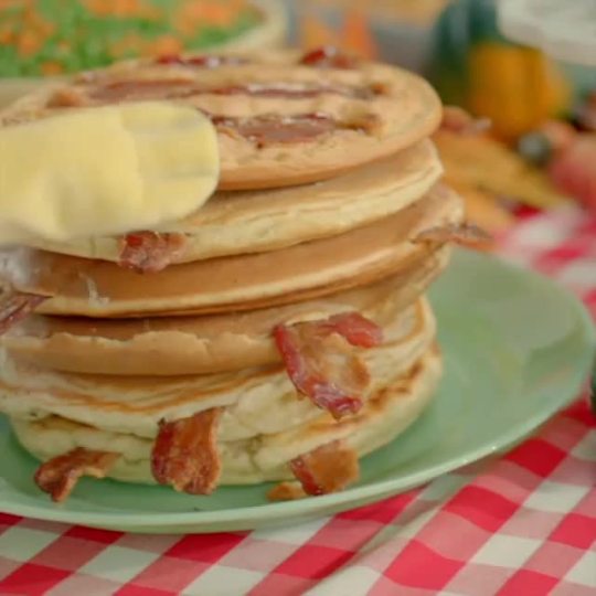 Pancake   Bacon = Success! Happy Pancake Day!