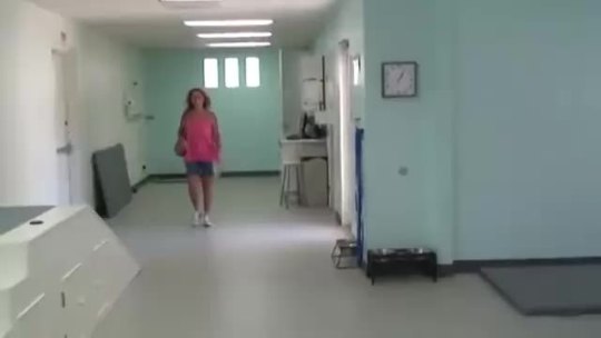 itsjust-sav:  biologyandbiceps:  otherlifelessons:  lifeisamazingblog:  Owner sees her quadriplegic dog walk for the first time after surgery  My heart  I’m not crying  God dammit it’s too early to cry. He like “mom! Look what I can do!” 