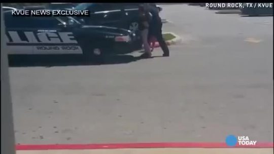 4mysquad:  Texas Police Smash Woman’s Face Into Concrete, Knocking Her UnconsciousA police officer in Round Rock, Texas, was recently caught on video smashing a woman’s face right into the concrete. The violence incident was recorded by a passerby