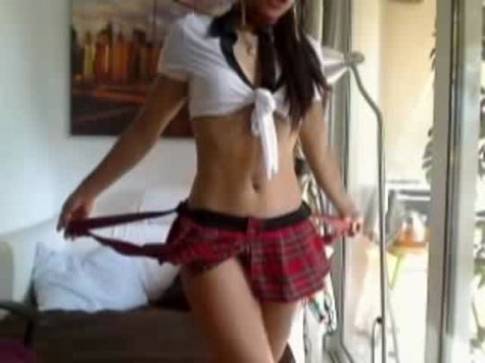 awesome-models-and-fun:  My favorite Girl Does a School Girl Tease even though she