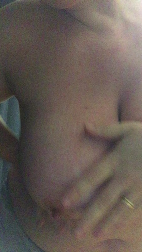 readmytits:  Licking and sucking my nipples adult photos