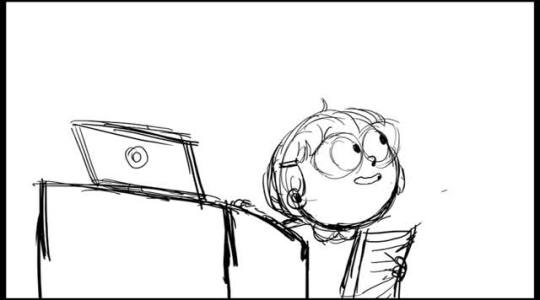 XXX wedrawbears:  Here’s a portion of the animatic photo