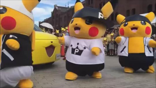 als-looking-glass:  pikachugifs:  ernstylin:   Straight Outta Pika! Gotta love Japan’s Straight Outta Compton movie marketing. These Pikachus are so G, yo.       