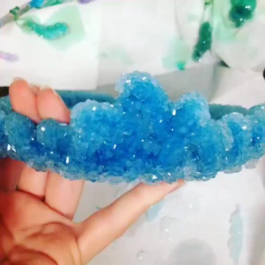 bpdjasper:  jagglesnake:  geekandmisandry:  cryptxd:  killertentacleoctopus:  I’ve been experimenting with growing crystals the last few days and it quickly escalated into making crystal crowns. No regrets. I’m still experimenting with these and trying