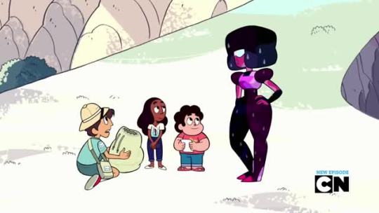 stevenuniversequotes:   (To hot for words) It was easy. I’m a really. Good.  Swimmer.