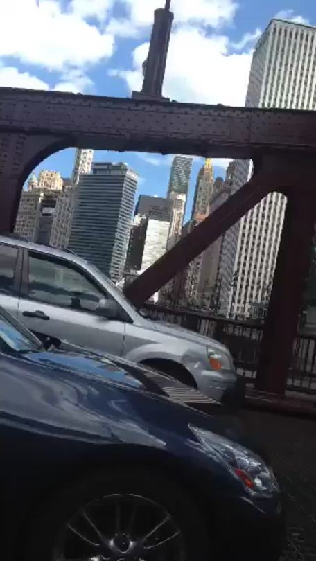Driving thru downtown chi town