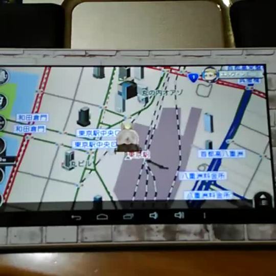 Playing around with the options of the Shingeki no Kyojin x 7-11 NaviTablet GPS navigation system   (Previously seen here)  featuring some of the SnK characters!  The cast includes Erwin (Ono Daisuke), Mikasa (Ishikawa Yui), Eren (Kaji Yuuki), Armin