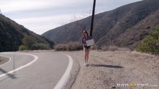 krissy-lynn-hdpornvideos:  Hitchhiking hottie Krissy Lynn gets more than a ride -