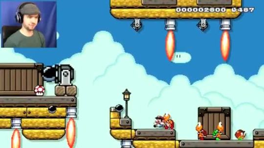 therealjacksepticeye:  everythingidid-ididforthem:  Here we have yet another video of random @therealjacksepticeye noises, and various curses in the new Super Mario Maker video. Enjoy! “I’m not gonna rage!”Oh really? xD  “Super Swear Maker!”