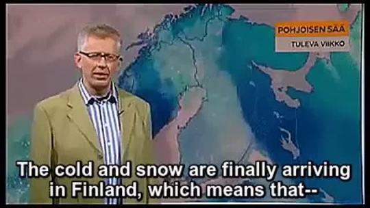 thebestoftumbling:    So the weather forecast in Finland did this…   