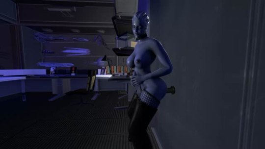 sfmfegit:  Five - Liara and wall dildo - Non futa/futa versions  WEBM/GIF Non futaFuta   MODELS Liara by GanonmasterDildo by shaotekNormandy Cabin by Lord Aardvark