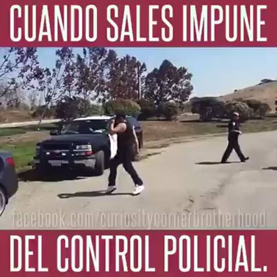 nomellamesfriki:  Cuando pasas el control policial 