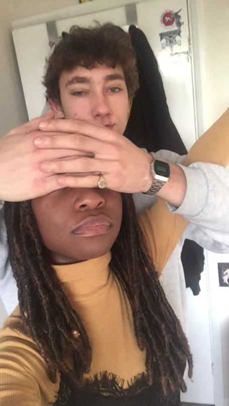 4irl:  coming straight from your favourite couple  This is so cute