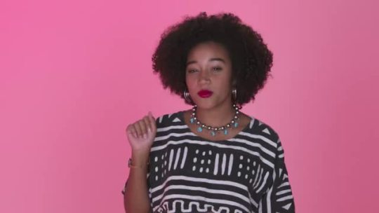 chescaleigh:  isaacoscar:  The first of the three-part #BlackGirlMagic video series co-directed by Amandla Stenberg for Teen Vogue: Things Black Girls Are Tired Of Hearing + Black Women Share Their Hair Stories + On Why Black is Beautiful and Powerful