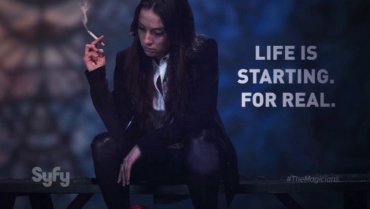 syfy:  Julia would do anything for a hit of magic. Watch The Magicians Mondays at