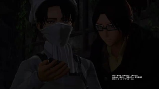 I recorded the complete version of this Levi &amp; Hanji moment from the KOEI