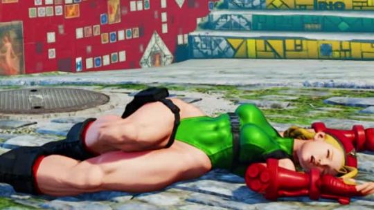 sagosfm:  Here’s Cammy’s defeat animation with Ayane’s voice since she doesn’t make any noise after a KO landing. What happened to “Continue?” screens?! 