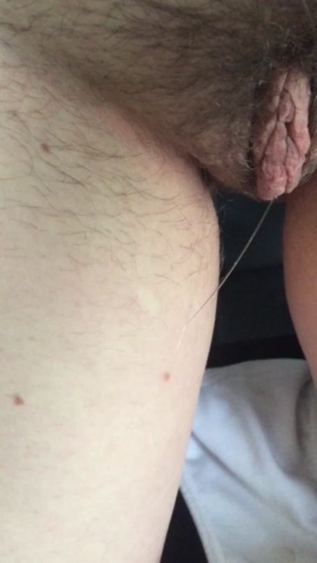 orgasmicsince94:  Hairy mess  Sexy