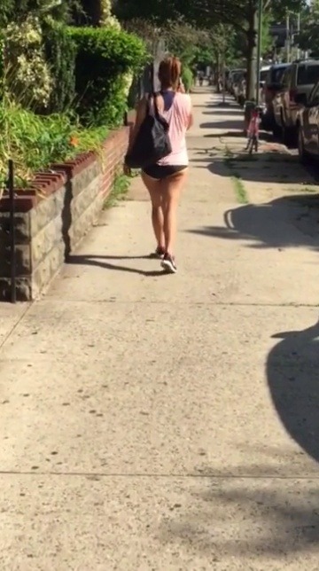 jhbootyhunter:  jhbootyhunter:  Big phat Latina ass strolling through Jackson Heights with her ass hanging out.  Summer come back!